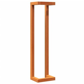 Handdoekenrek 23x18x90 cm massief grenenhout wasbruin 7