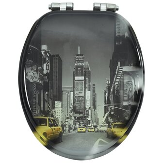 Toiletbril met soft-close deksel New York MDF 5