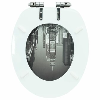 Toiletbril met soft-close deksel New York MDF 7