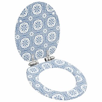 Toiletbril met soft-close deksel porselein MDF 1