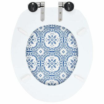 Toiletbril met soft-close deksel porselein MDF 5