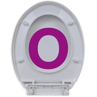 Toiletbril soft-close met quick-release ontwerp wit 8