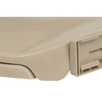 Toiletbril soft-close ovaal beige 8