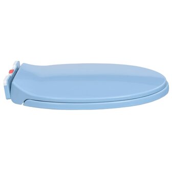Toiletbril soft-close en quick-release ovaal blauw 5