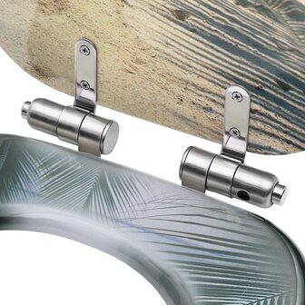 Toiletbril met soft-close deksel strand MDF 7