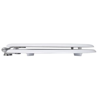 Toiletbril met soft-closedeksel 2 st MDF wit 4