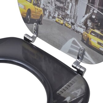 Toiletbrillen met deksels 2 st New York MDF 6