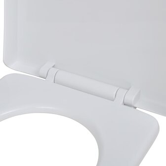 Toiletbrillen met soft-close deksels 2 st kunststof wit 5