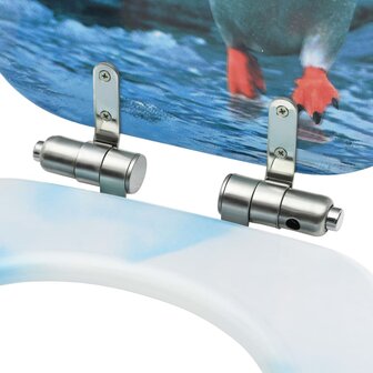 Toiletbrillen met soft-close deksel 2 st pingu&iuml;n MDF 7