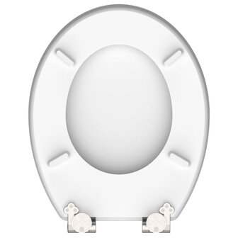 SCH&Uuml;TTE Toiletbril met soft-close GREY STEEL MDF hoogglans 4