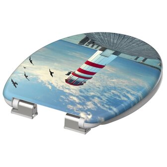 SCH&Uuml;TTE Toiletbril met soft-close LIGHTHOUSE 3