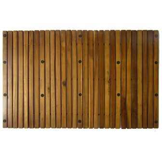 Badmat acaciahout 80 x 50 cm 2 stuks 4