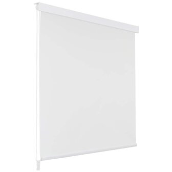 Rolgordijn voor douche 140x240 cm wit 1