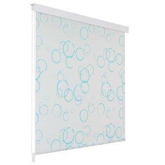 Rolgordijn voor douche 80x240 cm bubbel 1