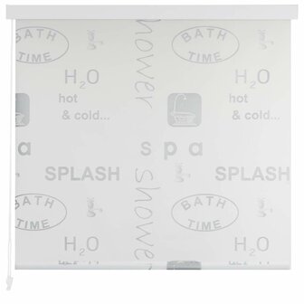 Rolgordijn voor douche 100x240 cm splash 2