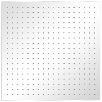 Regendouchekop roestvrij staal 50x50 cm vierkant 2