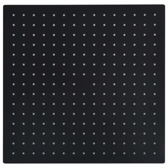 Regendouchekop vierkant 40x40 cm roestvrij staal zwart 2