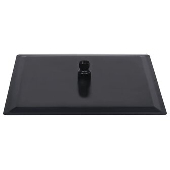 Regendouchekop vierkant 40x40 cm roestvrij staal zwart 4