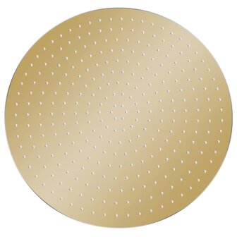 Regendouchekop rond 40 cm roestvrij staal goudkleurig 2