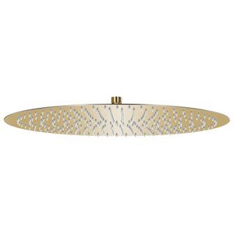 Regendouchekop rond 50 cm roestvrij staal goudkleurig 1