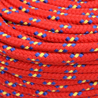 Boottouw 6 mm 50 m polypropyleen rood 4