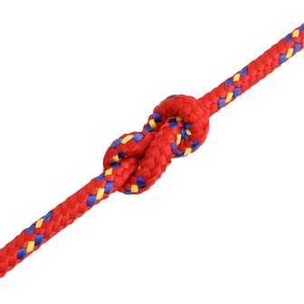 Boottouw 8 mm 25 m polypropyleen rood 5