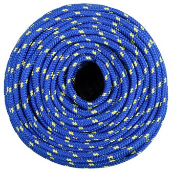 Boottouw 6 mm 25 m polypropyleen blauw 3