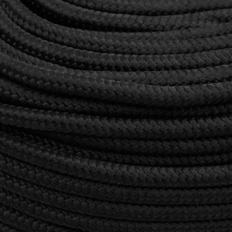 Boottouw 6 mm 50 m polypropeen zwart 4