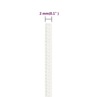 Boottouw 2 mm 100 m polypropyleen volwit 6