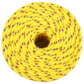 Boottouw 6 mm 50 m polypropyleen geel 3
