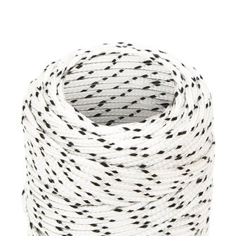 Boottouw gevlochten 2 mmx50 m polyester wit	 3
