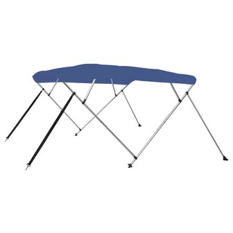 Biminitop 4-boogs 243x196x137 cm blauw 1