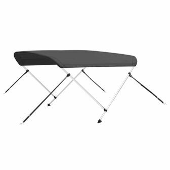 Biminitop 2-boogs 180x130x110 cm antracietkleurig 2