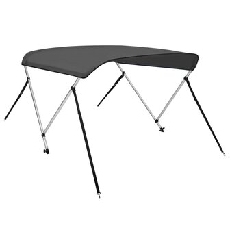 Biminitop 2-boogs 180x130x110 cm antracietkleurig 3