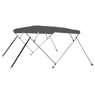 Biminitop 4-boogs 243x196x137 cm antracietkleurig 1