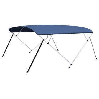 Biminitop 4-boogs 243x(230-244)x137 cm marineblauw  2