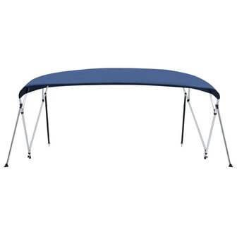 Biminitop 4-boogs 243x(230-244)x137 cm marineblauw  3