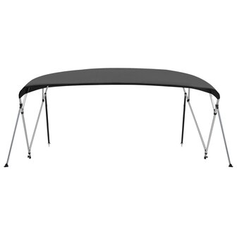 Biminitop 4-boogs 243x(230-244)x137 cm antracietkleurig 3