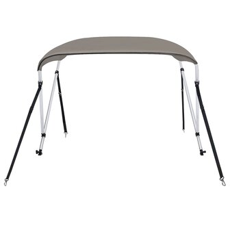 Biminitop 2 bogen 150x120x110 cm grijs 3