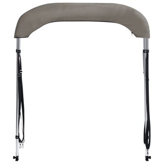 Biminitop 2 bogen 180x150x110 cm grijs 4