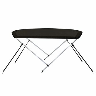 Biminitop 2 bogen 150x120x110 cm zwart 5