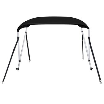 Biminitop 2 bogen 180x130x110 cm zwart 3