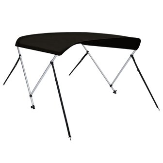 Biminitop 2 bogen 180x150x110 cm zwart 2
