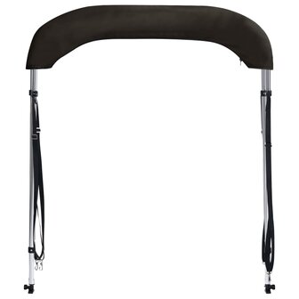 Biminitop 2 bogen 180x150x110 cm zwart 4