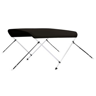 Biminitop 2 bogen 180x150x110 cm zwart 6