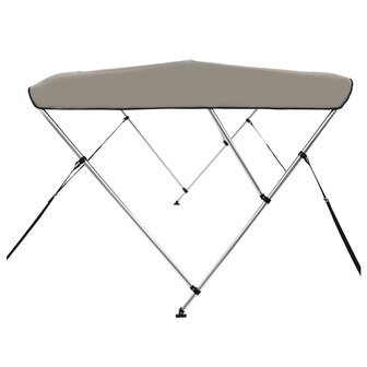 Biminitop 3 bogen 183x140x137 cm grijs 5