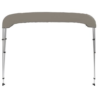 Biminitop 3 bogen 183x180x137 cm grijs 4