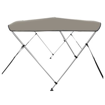 Biminitop 3 bogen 183x180x137 cm grijs 5
