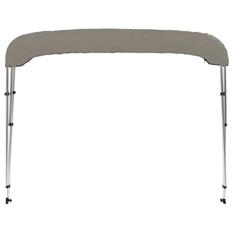 Biminitop 3 bogen 183x196x137 cm grijs 4