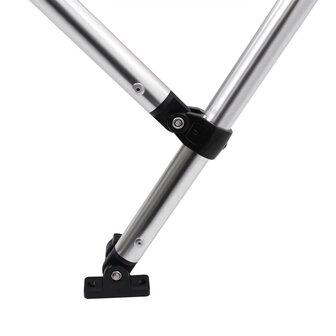 Biminitop 3 bogen 183x196x137 cm grijs 9